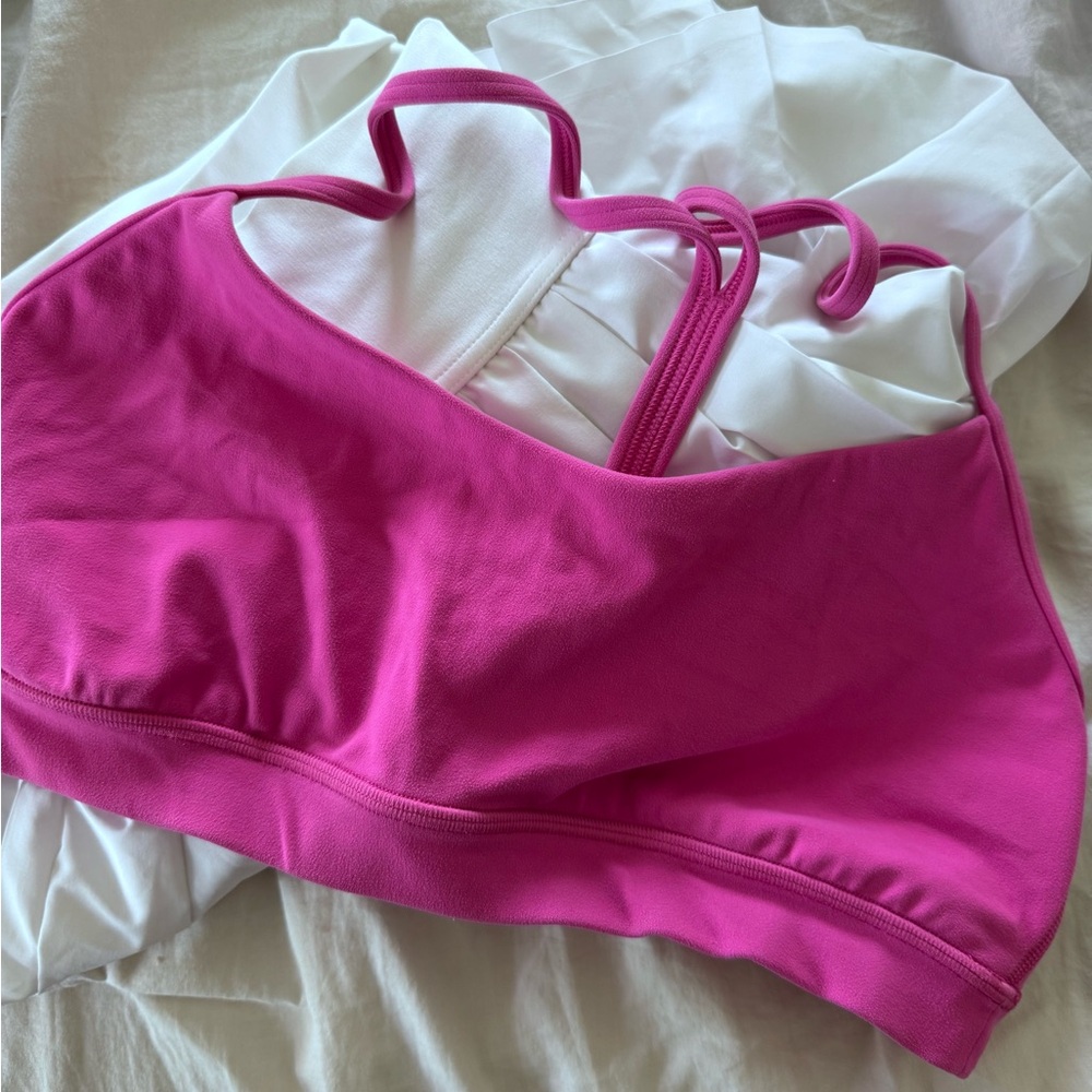 Lululemon Athletica Pink Sports Bra